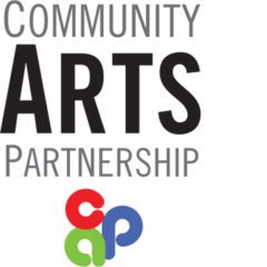 Community arts partnership logo.